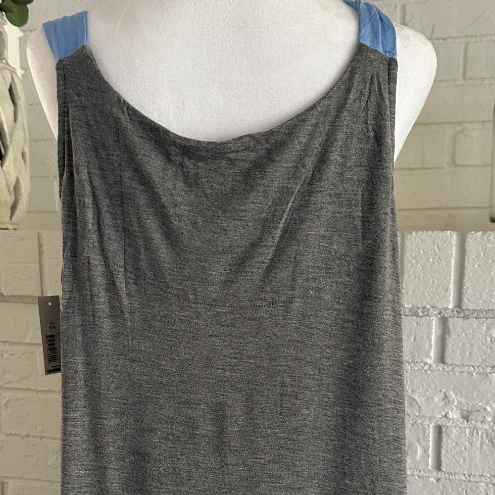 George Gray and Blue Women's Sleep Dress - Picture 5 of 12